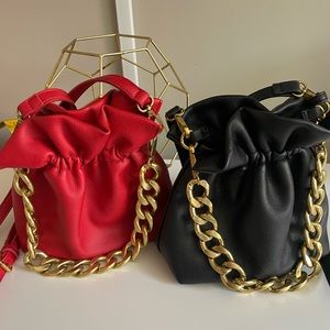 2 Free People Carmen clutch bags . Can be worn as shoulder or hand clutch.